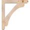 Ekena Millwork Legacy Craftsman Smooth Bracket w/ Offset Brace, Douglas Fir, 5 1/2"W x 32"D x 36"H BKT0604X32X36LEC04SDF - alternate 3
